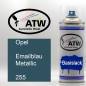 Preview: Opel, Emailblau Metallic, 255: 400ml Sprühdose, von ATW Autoteile West.